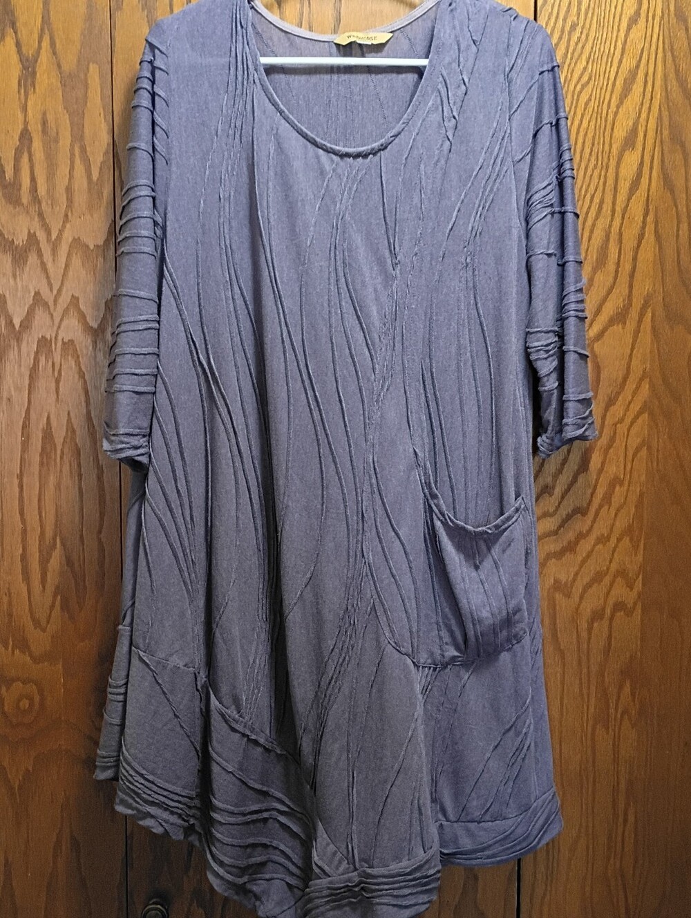 Windhorse Relaxed Scoop Neck Women’s Top in Dusty Purple